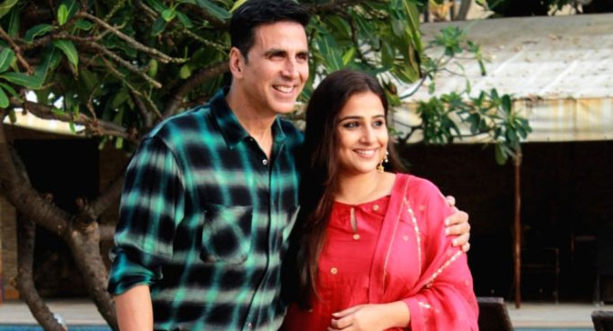 Vidya Balan and Akshay Kumar