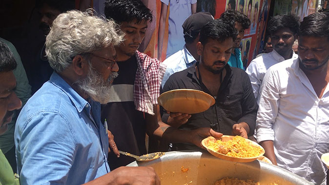 Dhanush Fans Biriyani Party