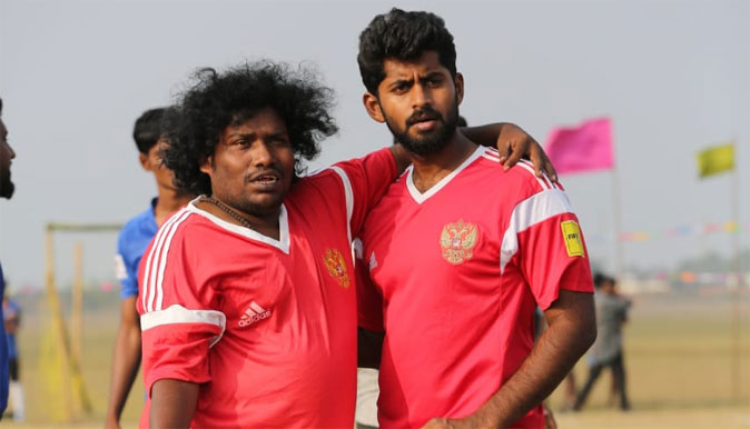 Kathir and Yogi Babu in Jada