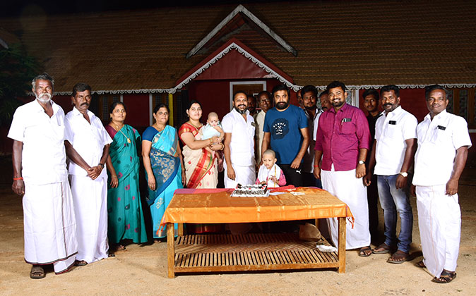 Sasikumar in Nanban Birthday Celebration