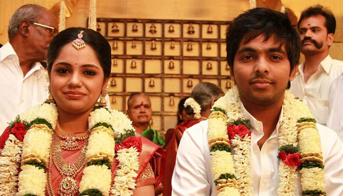 GV Prakash Kumar and Saindhavi