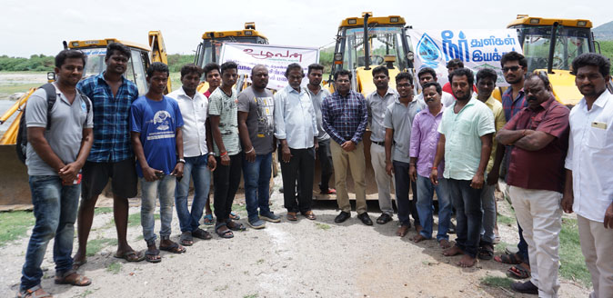 Thiruvannamalai Lake Clean Work