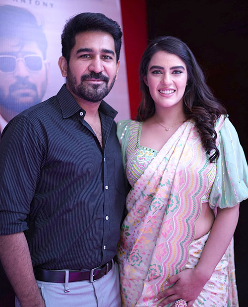 Vijay Antony and Kavya Thappa