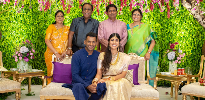 Vishal and Anisha Alla Reddy