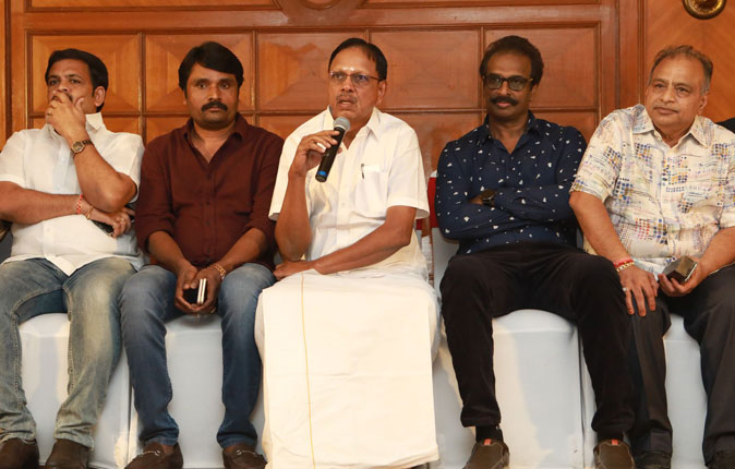 South Indian Film Financiers Association Press Meet Stills