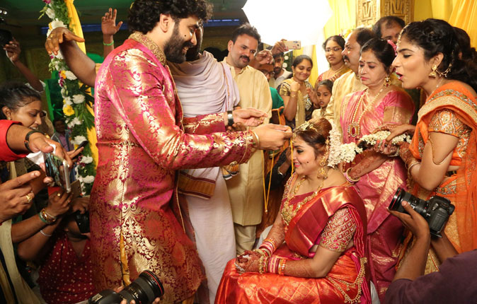 Namitha and Veera Marriage Stills