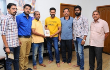 Ondikkatta Team Meet Actor Vishal and Prabhudeva Stills