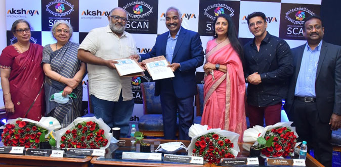 Actress Suhasini and Actor and Babloo Prithiveeraj launch Akshaya's Social cost projects