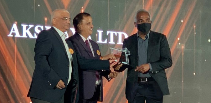 Akshaya Pvt Ltd recognized as the Real Estate Company of the year 2021