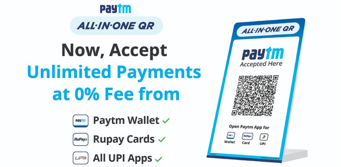 Introduces Paytm QR merchandising for merchant partners